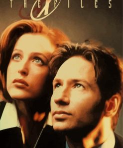 The X Files Movie Poster paint by number