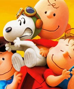 The Peanuts Animated Movie paint by number