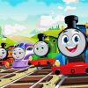 Thomas And Friends Animation paint by number