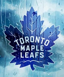 Toronto Maple Leafs Hockey Team Logo paint by numbers