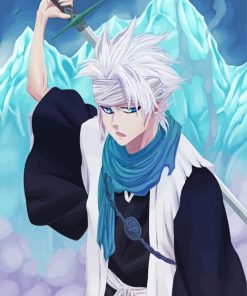 Toshiro Bleach paint by number