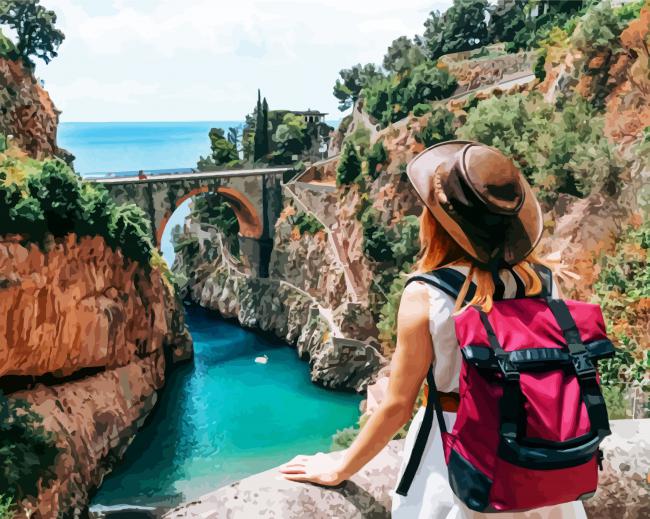 Travel To Fiordo Di Furore Praiano paint by numbers