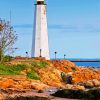 US Connecticut Five Mile Point Lighthouse paint by numbers