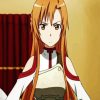 Upset Asuna Character paint by number