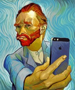 Van Gogh Selfie paint by number