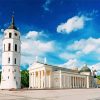 Vilnius Cathedral Lithuania paint by numbers