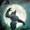 Werewolf Howling paint by number