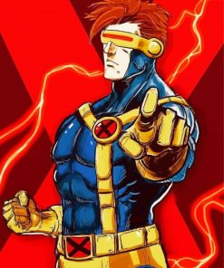 X Men Cyclops Art paint by numbers