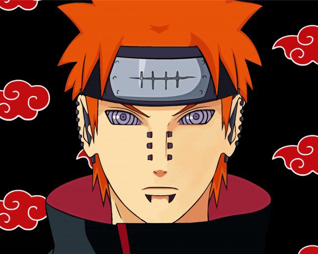 Yahiko Akatsuki paint by number