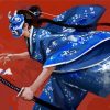 Aesthetic Aikido Warrior paint by number