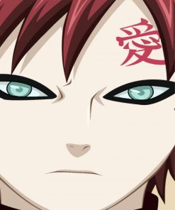 Gaara Face paint by numbers