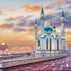 Aesthetic Kul Sharif Mosque Russia paint by number