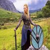 Aesthetic Shieldmaiden paint by number