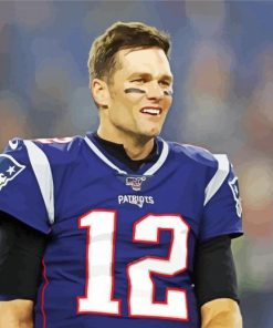 Tom Brady Nfl paint by numbers