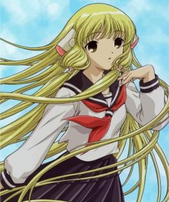 Chobits Anime Manga paint by numbers