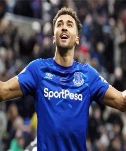 Everton Dominic Calvert Lewin paint by numbers