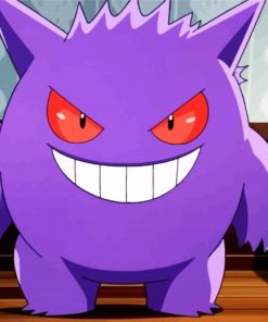 Gengar Animation paint by numbers