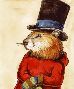 Groundhog Animation paint by numbers
