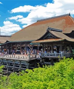 Kiyomizu Building paint by numbers