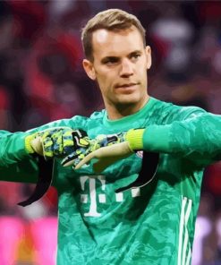 Manuel Neuer Sports paint by numbers