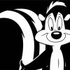 Pepe Le Pew Skunk Animation paint by numbers