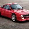 Red Lancia Car paint by numbers