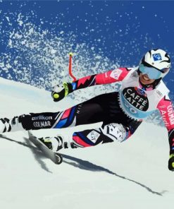 Skiing Sports paint by numbers