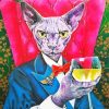 Aesthetic Sphynx paint by number
