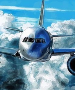 Airplane paint by number