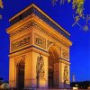 Arc De Triomphe Paris paint by number