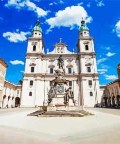 Austria Salzburg Cathedral paint by number