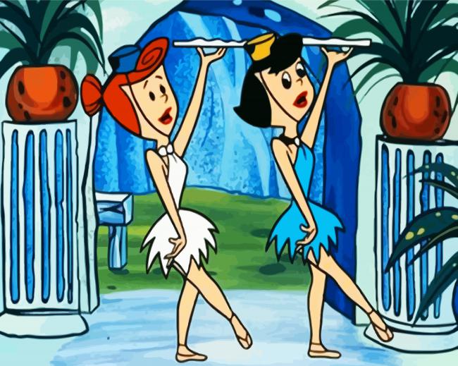 Betty Snd Wilma paint by numbers