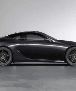 Black Lexus LC paint by numbers