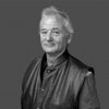 Black And White Bill Murray paint by number