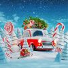 Christmas Car paint by number