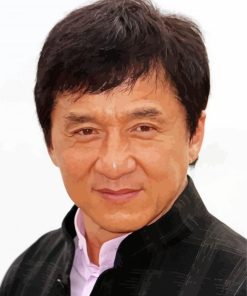 Classy Jackie Chan paint by numbers