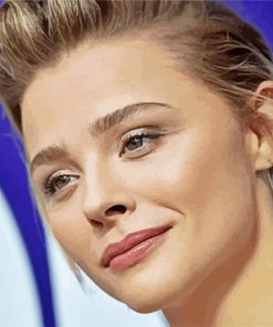 Classy Chloe Grace Moretz paint by numbers