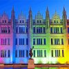 Colorful Buildings In Aberdeen paint by numbers