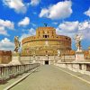 Cool Castel Sant Angelo Vatican paint by number