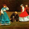 Croquet Scene Winslow Homer paint by numbers