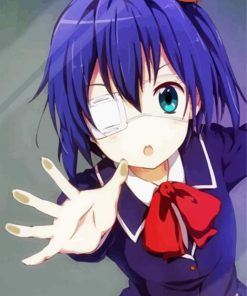 Cute Rikka Takanashi Art paint by numbers