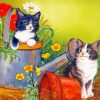 Cute Kitties Animals paint by numbers