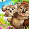 Cute Koalas paint by numbers