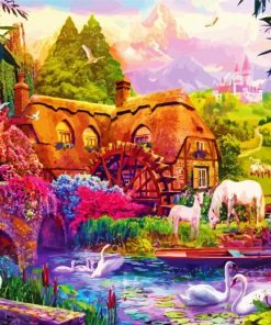 Fairyland House paint by numbers