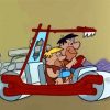 Flintstones Fred And Barney paint by numbers