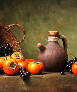 Fruits Still Life paint by numbers