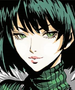 Fubuki Manga Girl paint by numbers