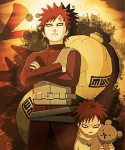 Gaara Naruto Anime paint by numbers