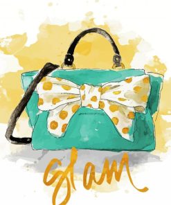 Glam Purse Art paint by numbers