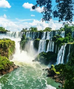 Iguazu National Park Argentina paint by numbers